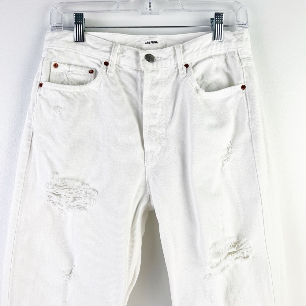 Grlfrnd Karolina White Ripped Jeans In You Know I’m No Good Size 27 View 3